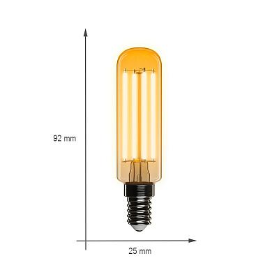 Лампа светодиодная ФОТОН LED FL T25 4W E14 2200К, серия ДЕКОР, слайд 2
